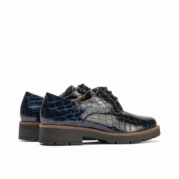 pitillos Blucher en Coco de mujer color marino Tienda