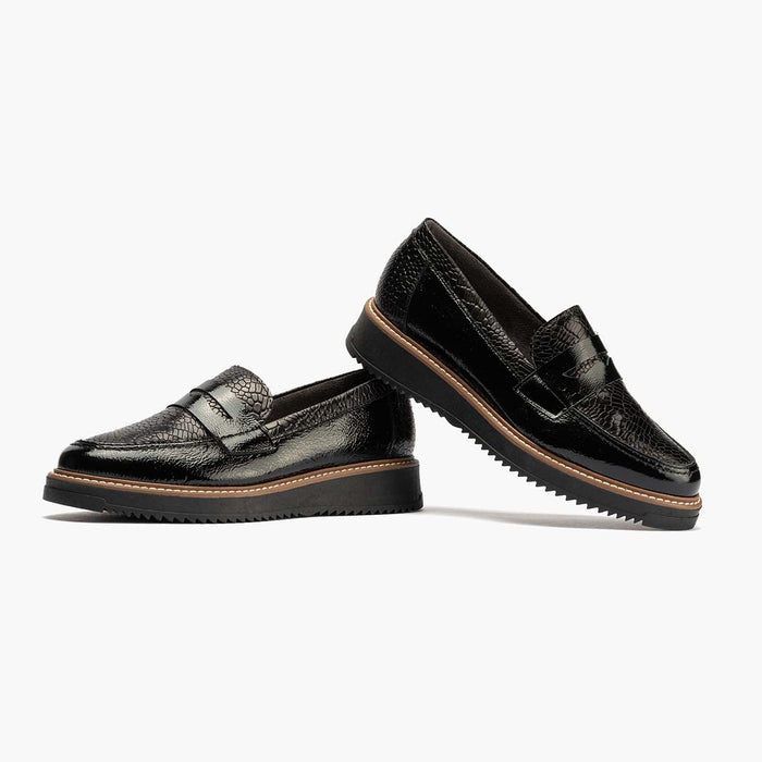 pitillos Mocasín Combinado mujer color negro Envío gratis