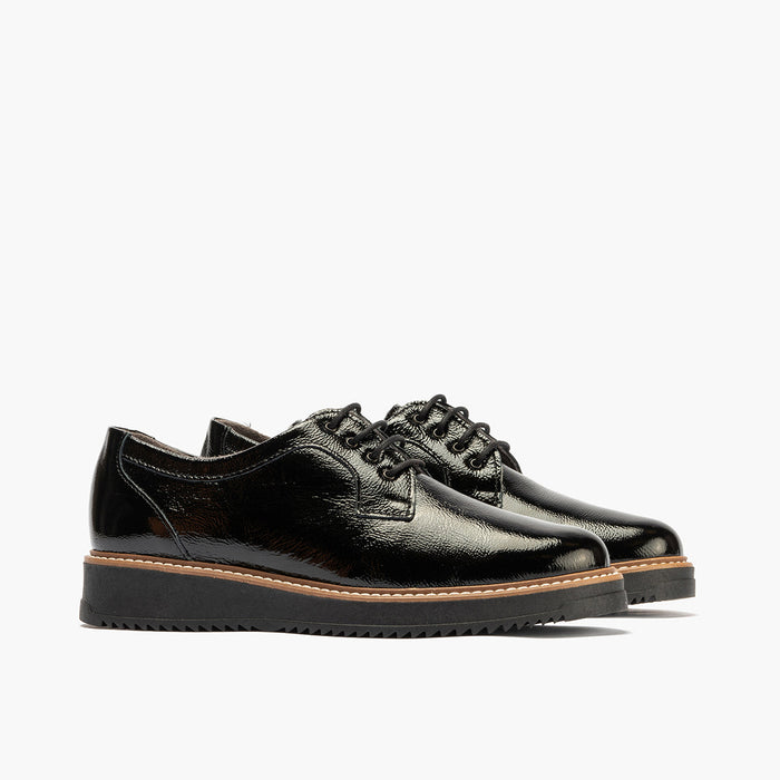pitillos Blucher en Charol mujer color negro COMPRAR AHORA