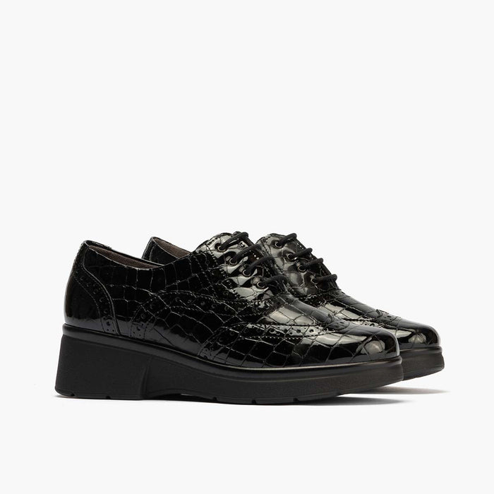 pitillos Zapato Inglés Coco de mujer color negro