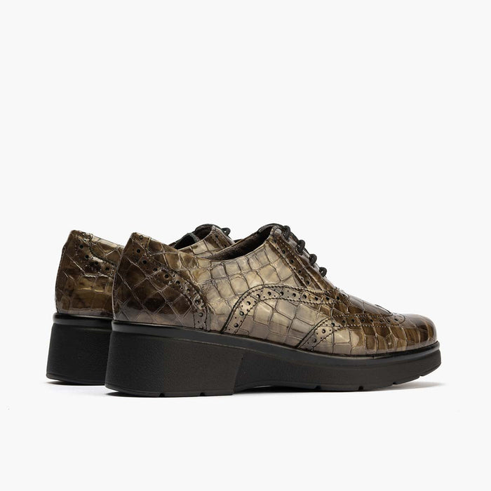 pitillos Zapato Inglés Coco de mujer color humo Promoción trimestral