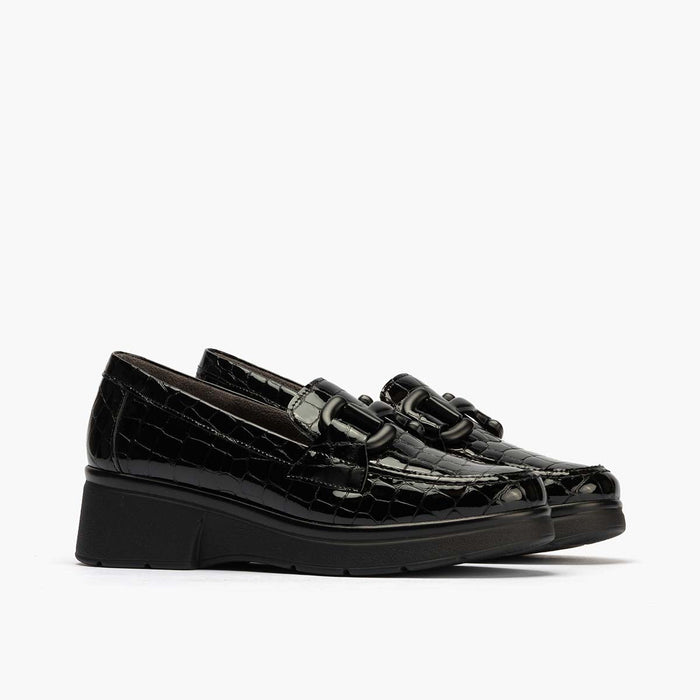 pitillos Mocasín coco para mujer color negro