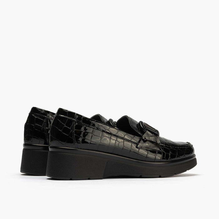 pitillos Mocasín coco para mujer color negro Superdescuento