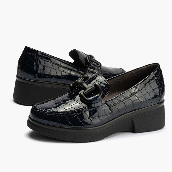 pitillos Mocasín coco de mujer color marino Grandes descuentos