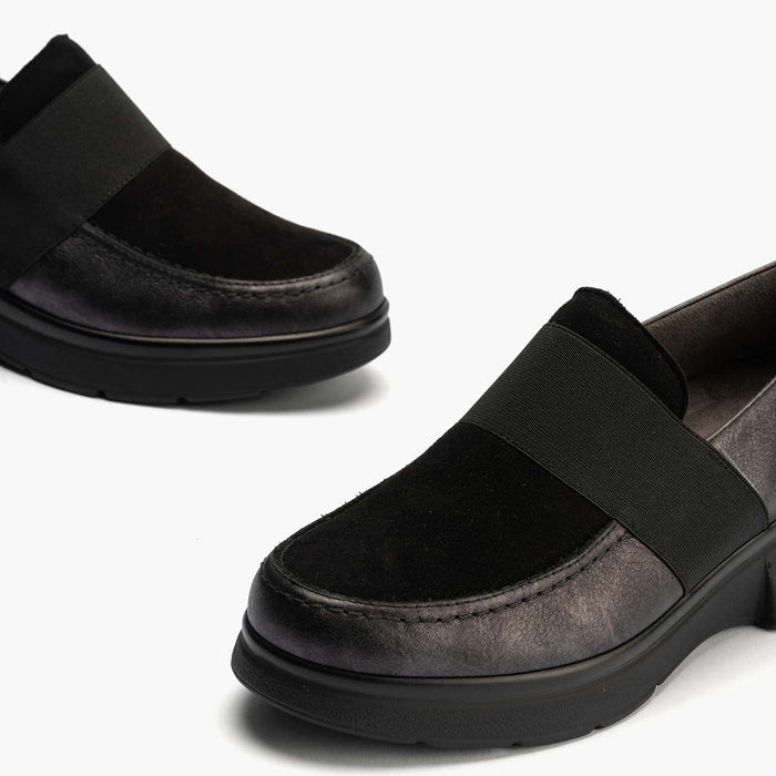 pitillos Zapato Abotinado con Elástico mujer color negro Limitado a 3 días