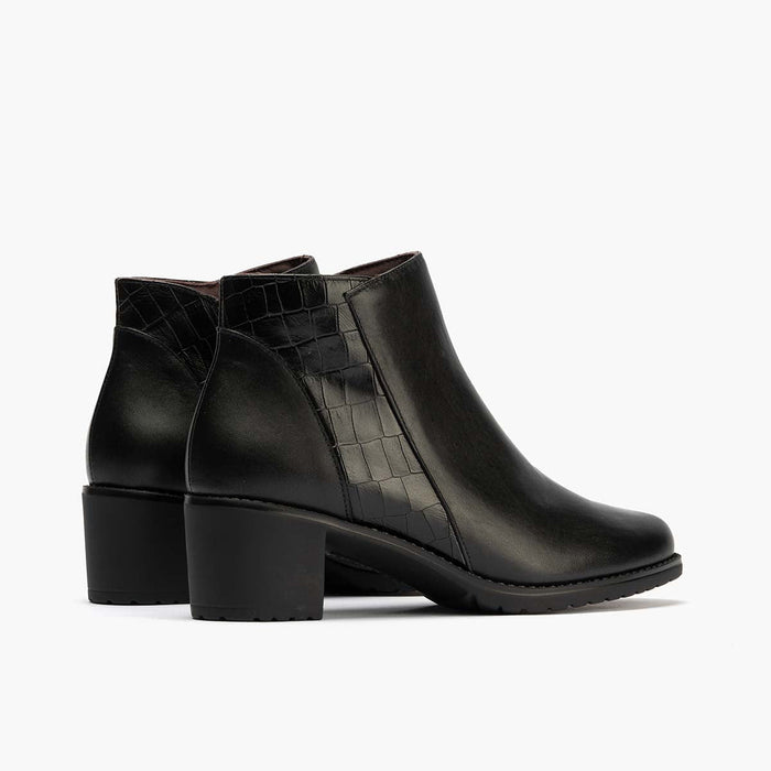 pitillos Botín de mujer color negro Libre de impuestos