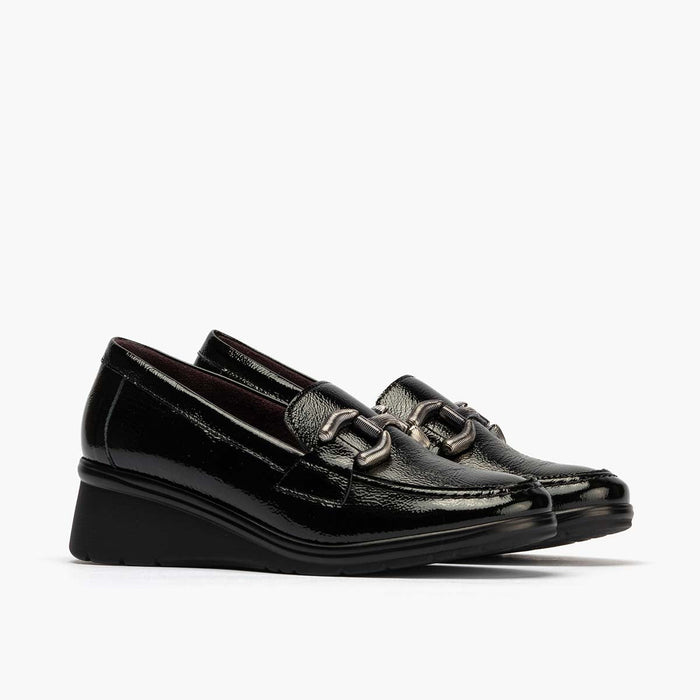 pitillos Mocasín Adorno mujer color negro