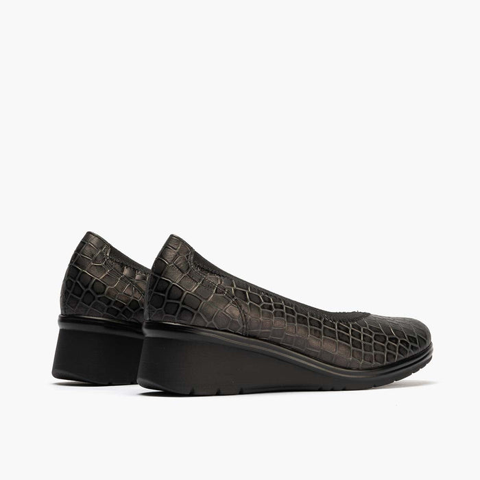 pitillos Zapato Salón Pico con Elástico para mujer color negro Ofertas