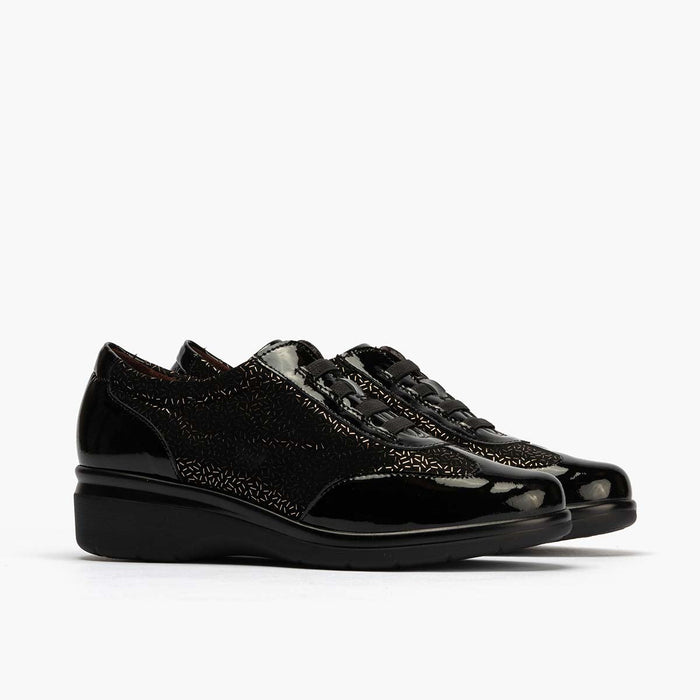 pitillos Zapato Deportivo Elásticos de mujer color negro