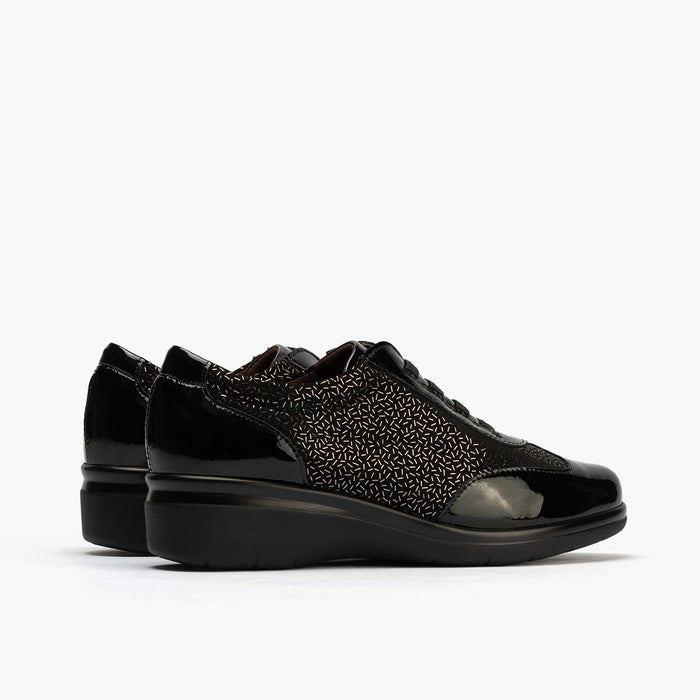 pitillos Zapato Deportivo Elásticos de mujer color negro Los más vendidos