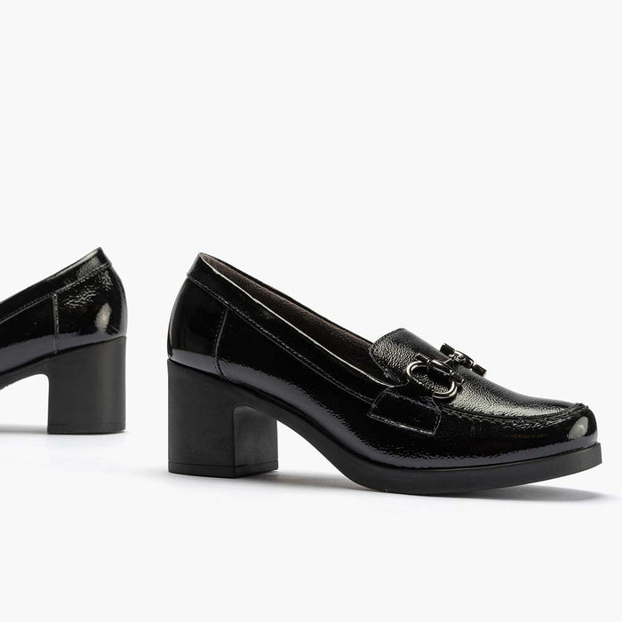 pitillos Mocasín mujer color negro Descuento