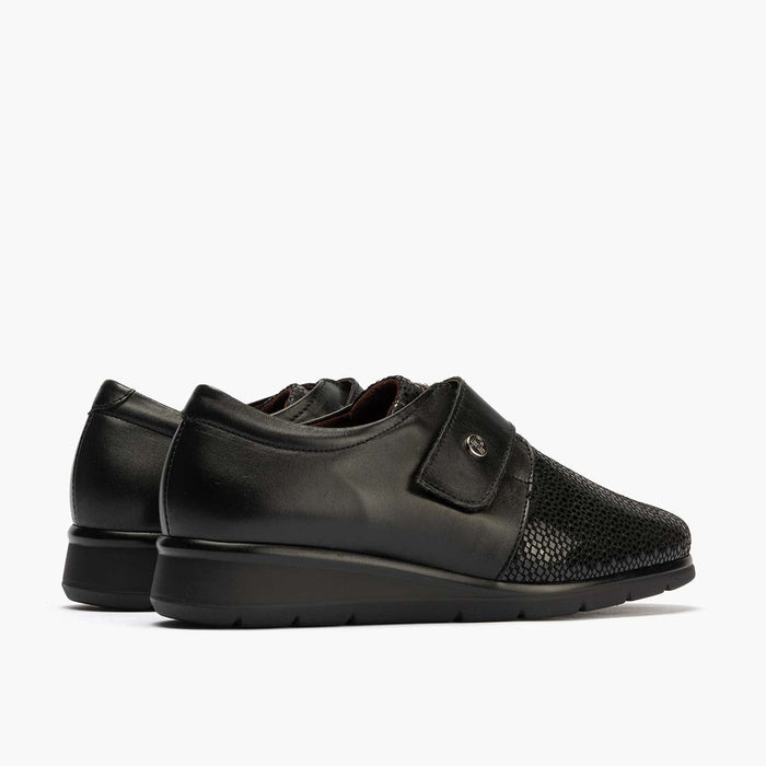 pitillos Blucher Correa mujer color negro Envío gratis