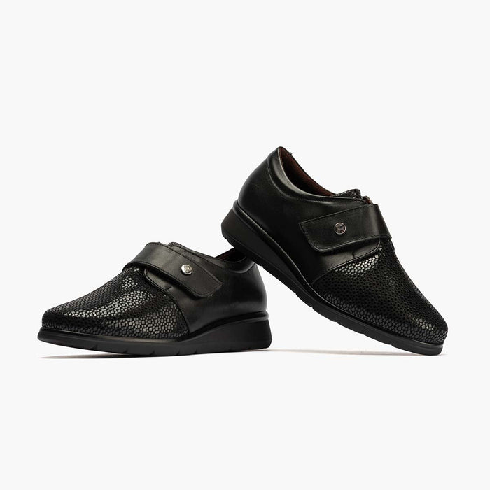 pitillos Blucher Correa mujer color negro Envío gratis