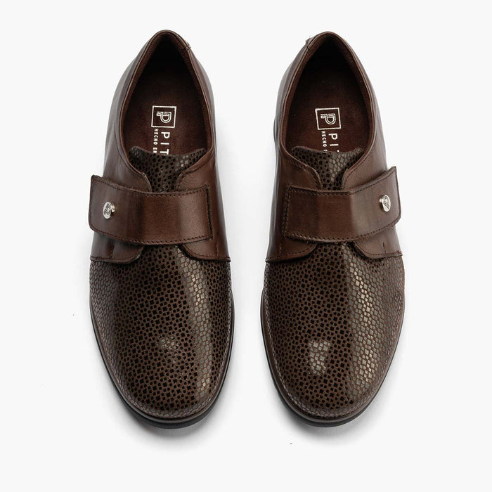 pitillos Blucher Correa para mujer color marrón Últimos 3 días
