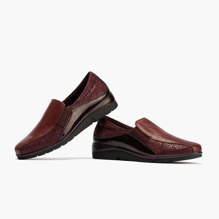 pitillos Manoletina Gucci Elásticos mujer color burdeos Promoción trimestral