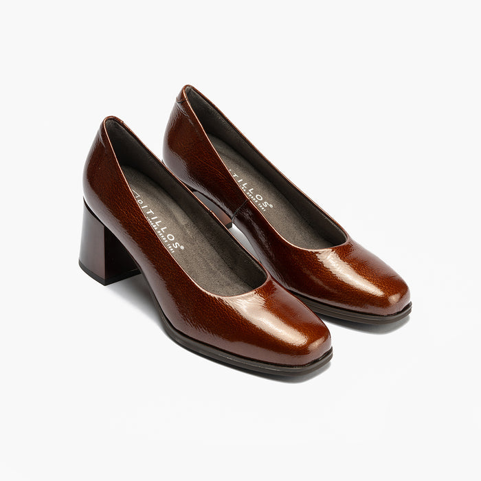 pitillos Zapato de Salón en Charol para mujer color cuero Liquidación