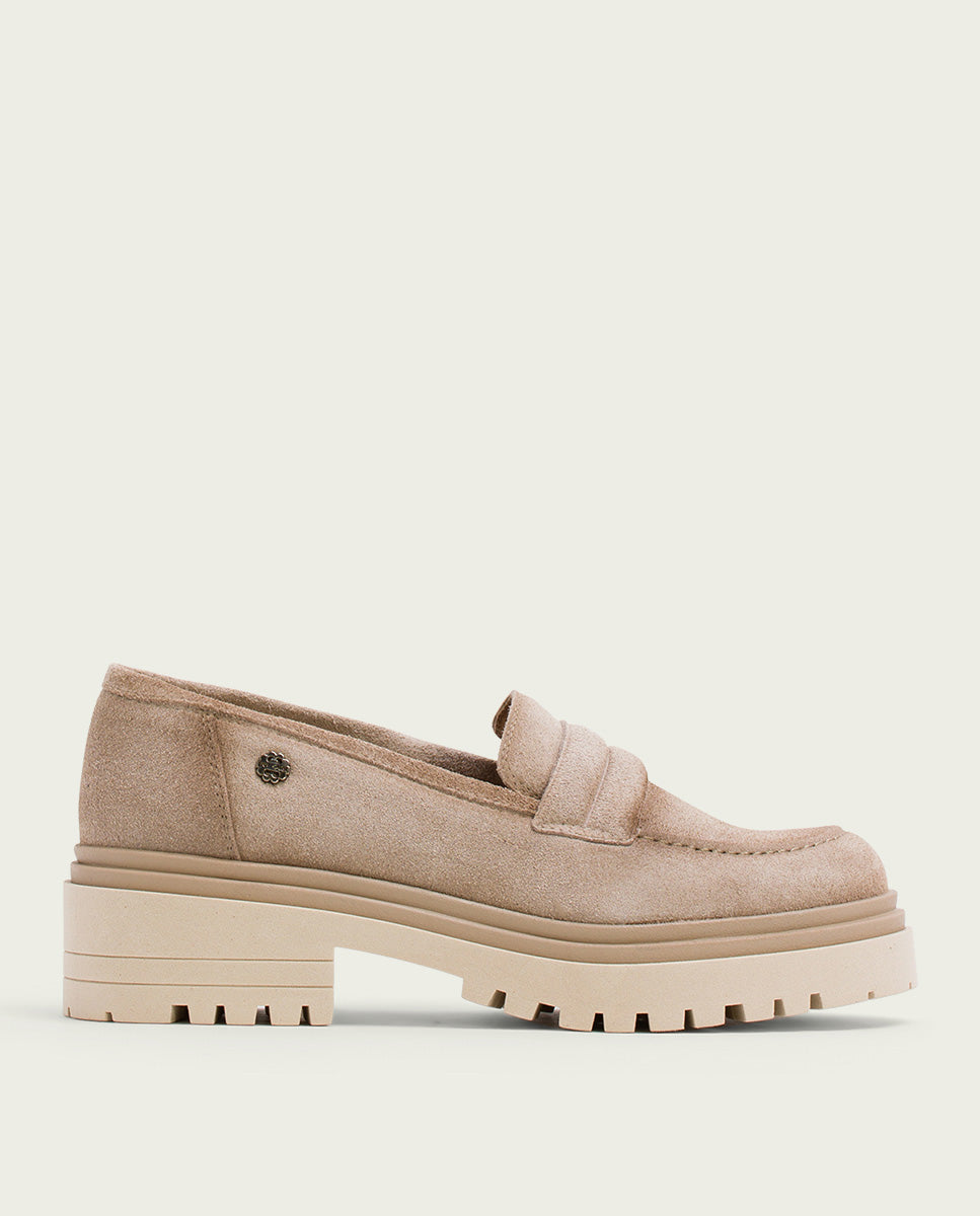 porronet MOCASINES DE SERRAJE ARENA FEBE Oferta especial de fábrica