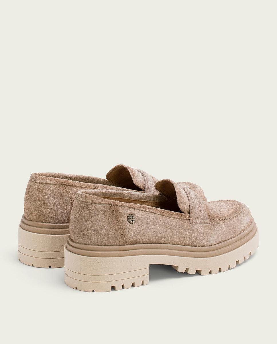 porronet MOCASINES DE SERRAJE ARENA FEBE Oferta especial de fábrica
