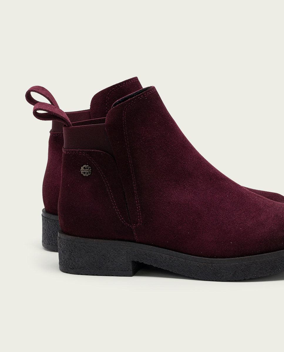 porronet BOTINES DE PIEL BURDEOS CON ELÁSTICOS DALIA Rebajas top