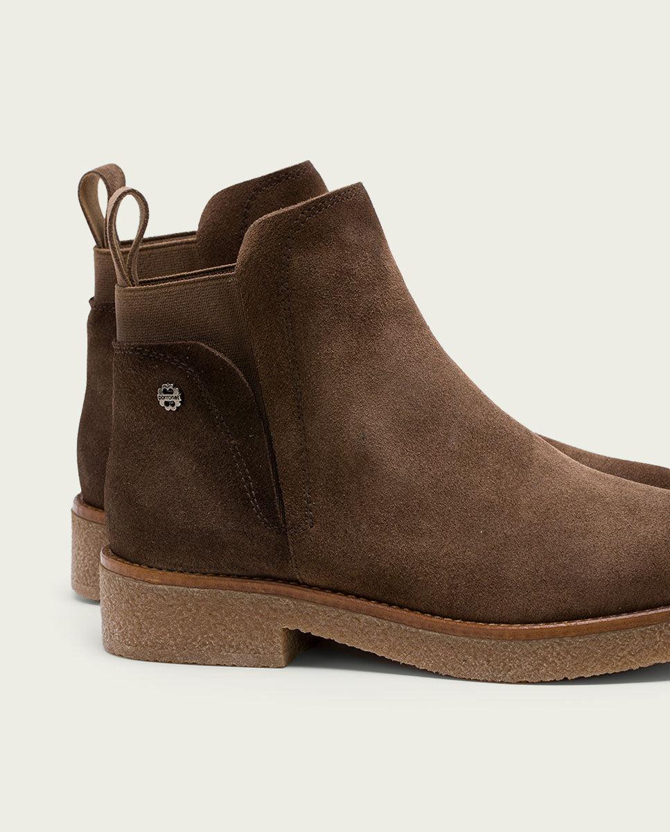porronet BOTINES DE PIEL MOKA CON ELÁSTICOS DALIA Promoción por tiempo limitado