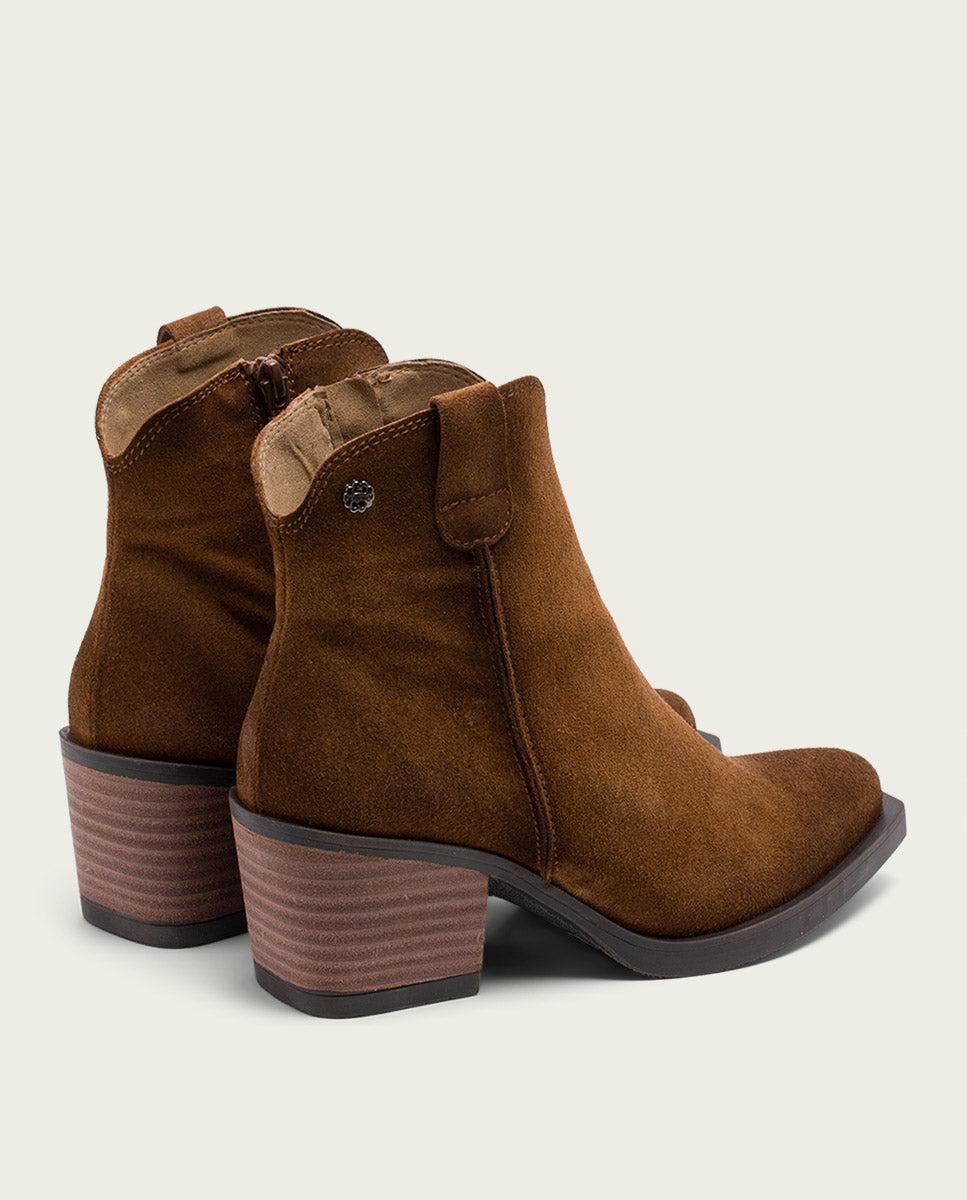porronet BOTINES COWBOY DE PIEL CUERO CON CREMALLERA HEBE Promoción trimestral