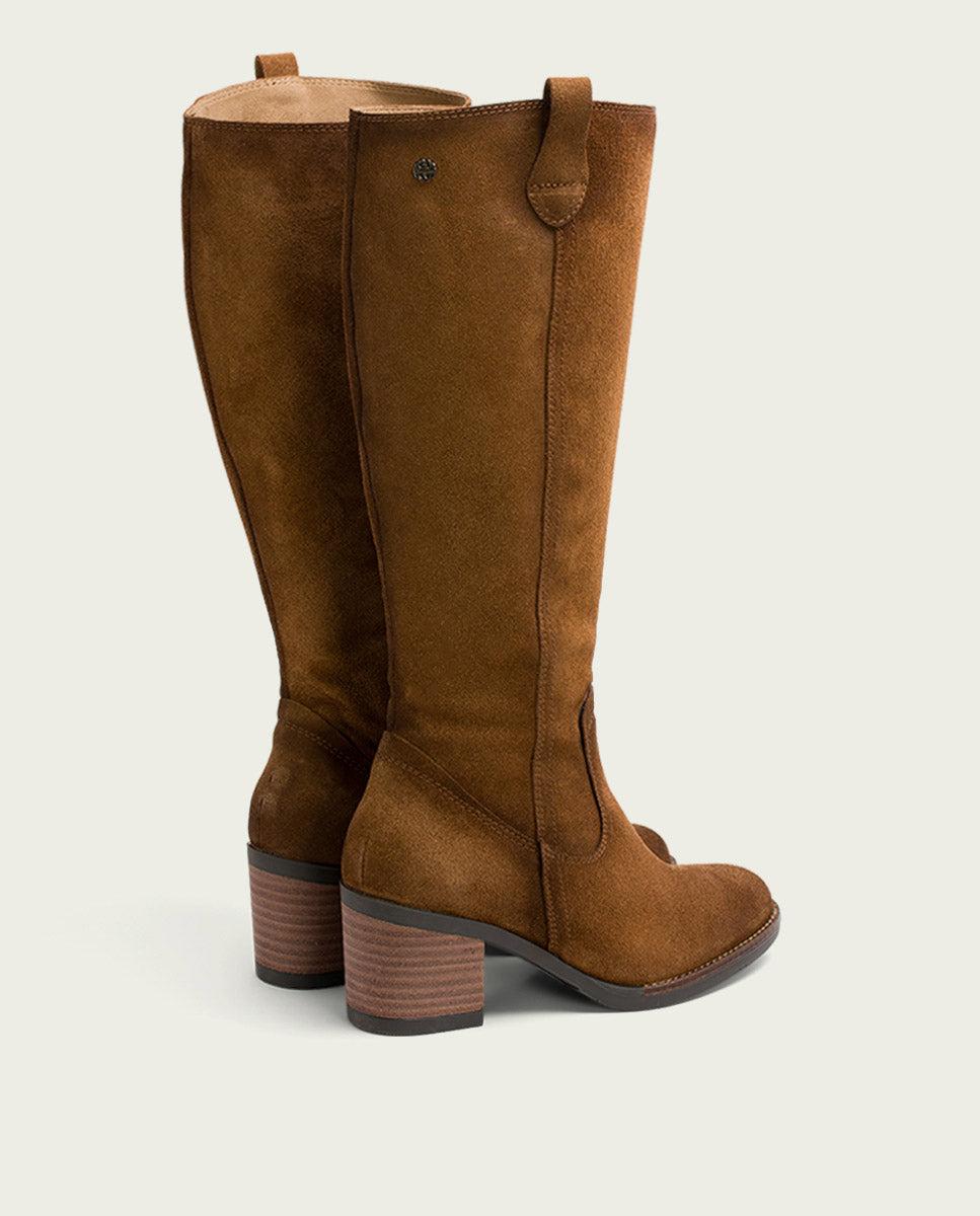 porronet BOTAS DE PIEL CUERO CON CREMALLERA JIMAE Envío internacional gratuito