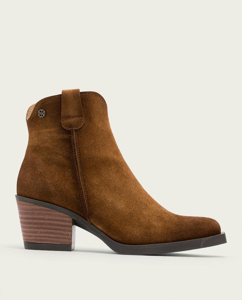 porronet BOTINES COWBOY DE PIEL CUERO CON CREMALLERA HEBE Limitado a 3 días