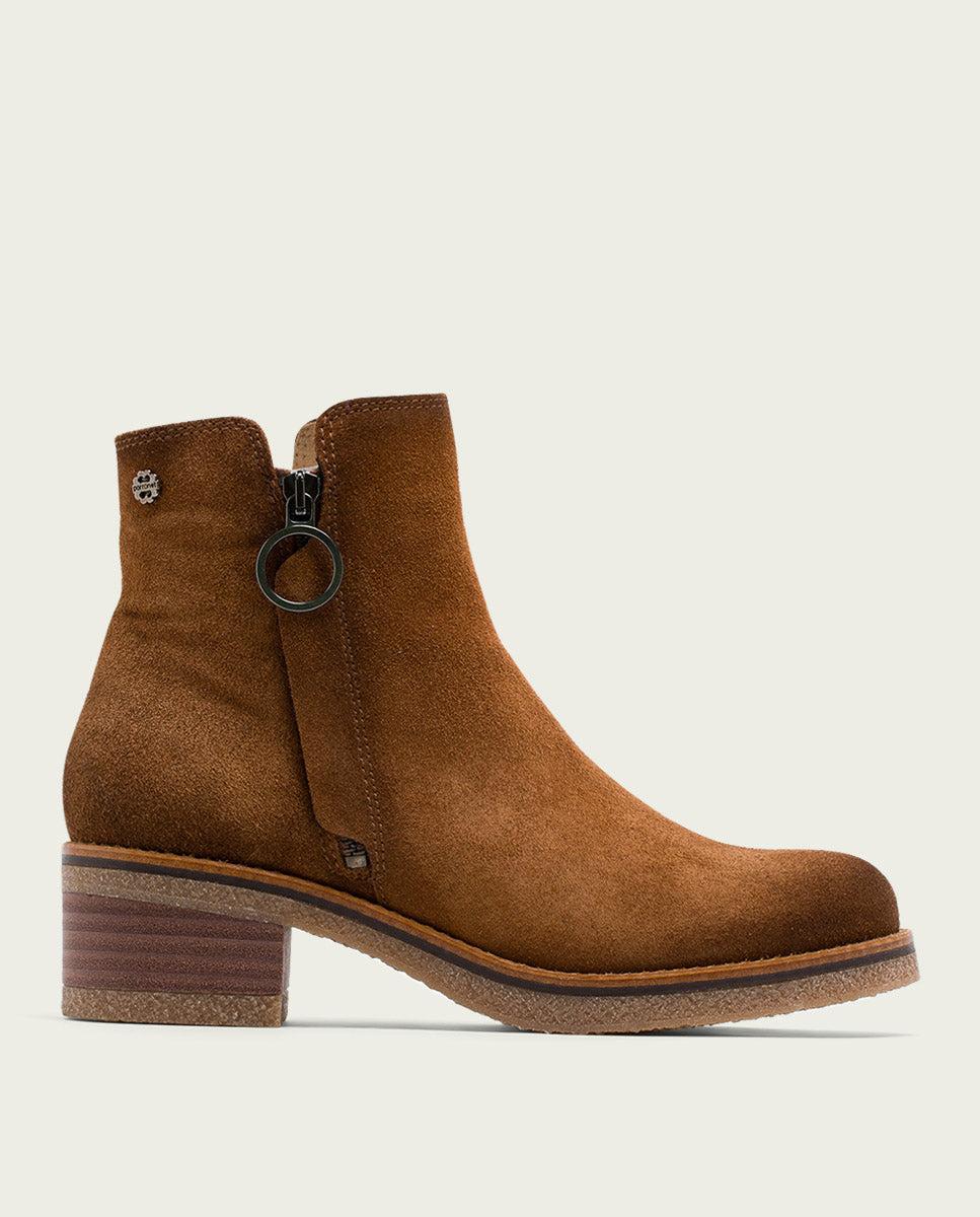 porronet BOTINES DE PIEL CUERO CON CREMALLERA GLEDA Oferta exclusiva