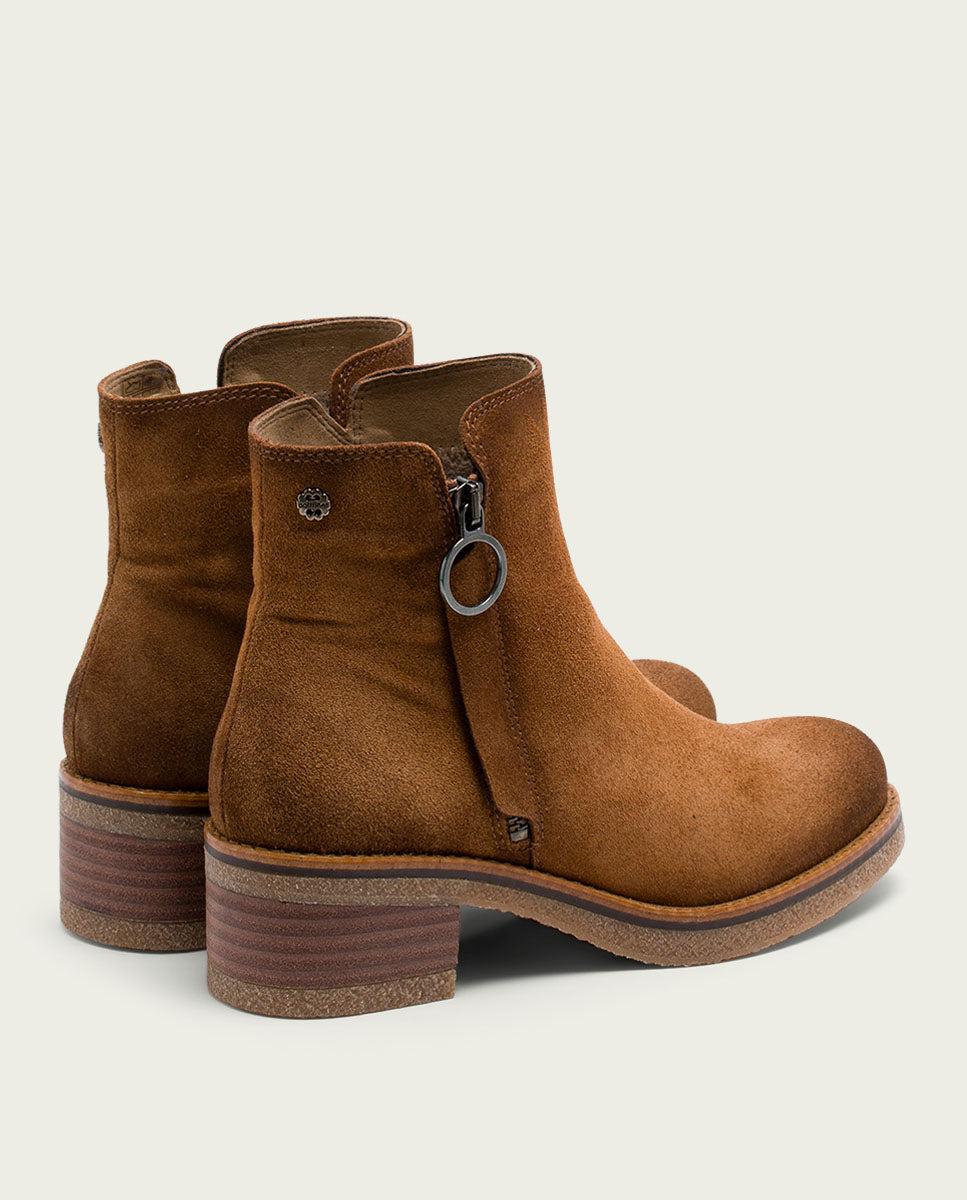 porronet BOTINES DE PIEL CUERO CON CREMALLERA GLEDA Oferta exclusiva