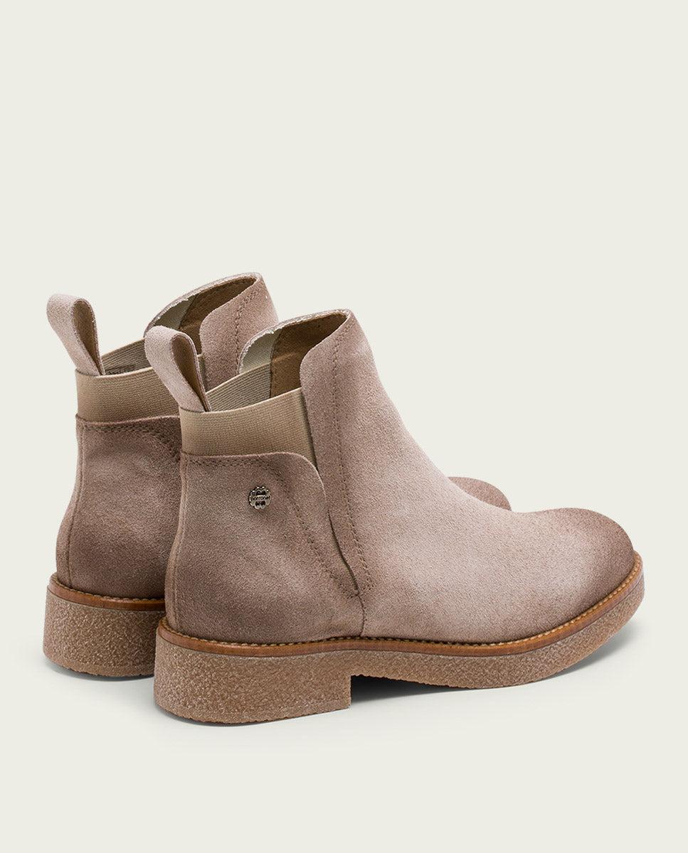 porronet BOTINES DE PIEL ARENA CON ELÁSTICOS DALIA Envío gratis