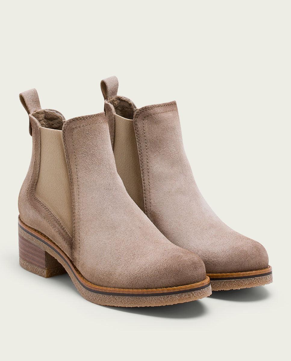 porronet BOTINES DE PIEL ARENA CON ELÁSTICOS GILLIAN Últimos 3 días