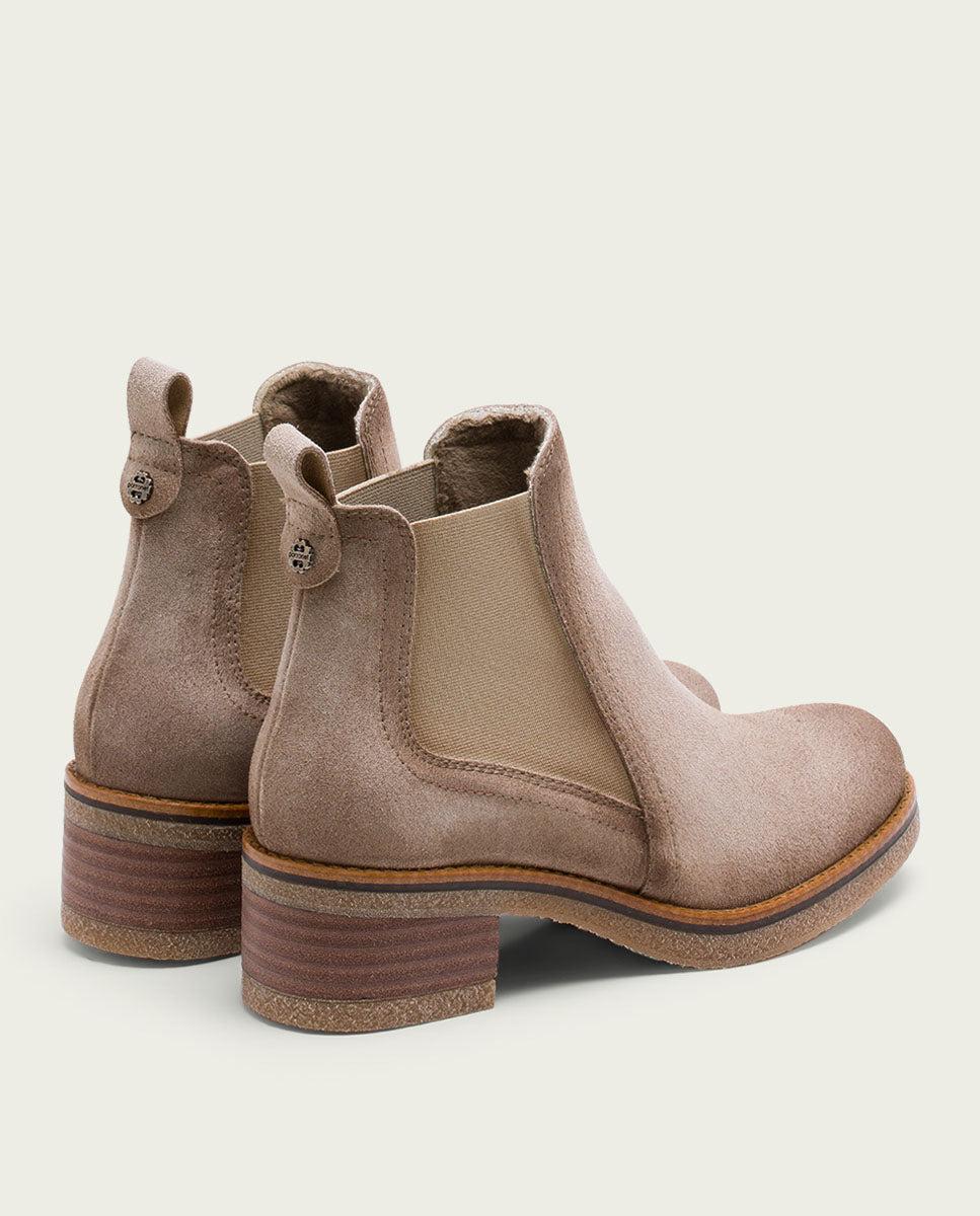 porronet BOTINES DE PIEL ARENA CON ELÁSTICOS GILLIAN Últimos 3 días