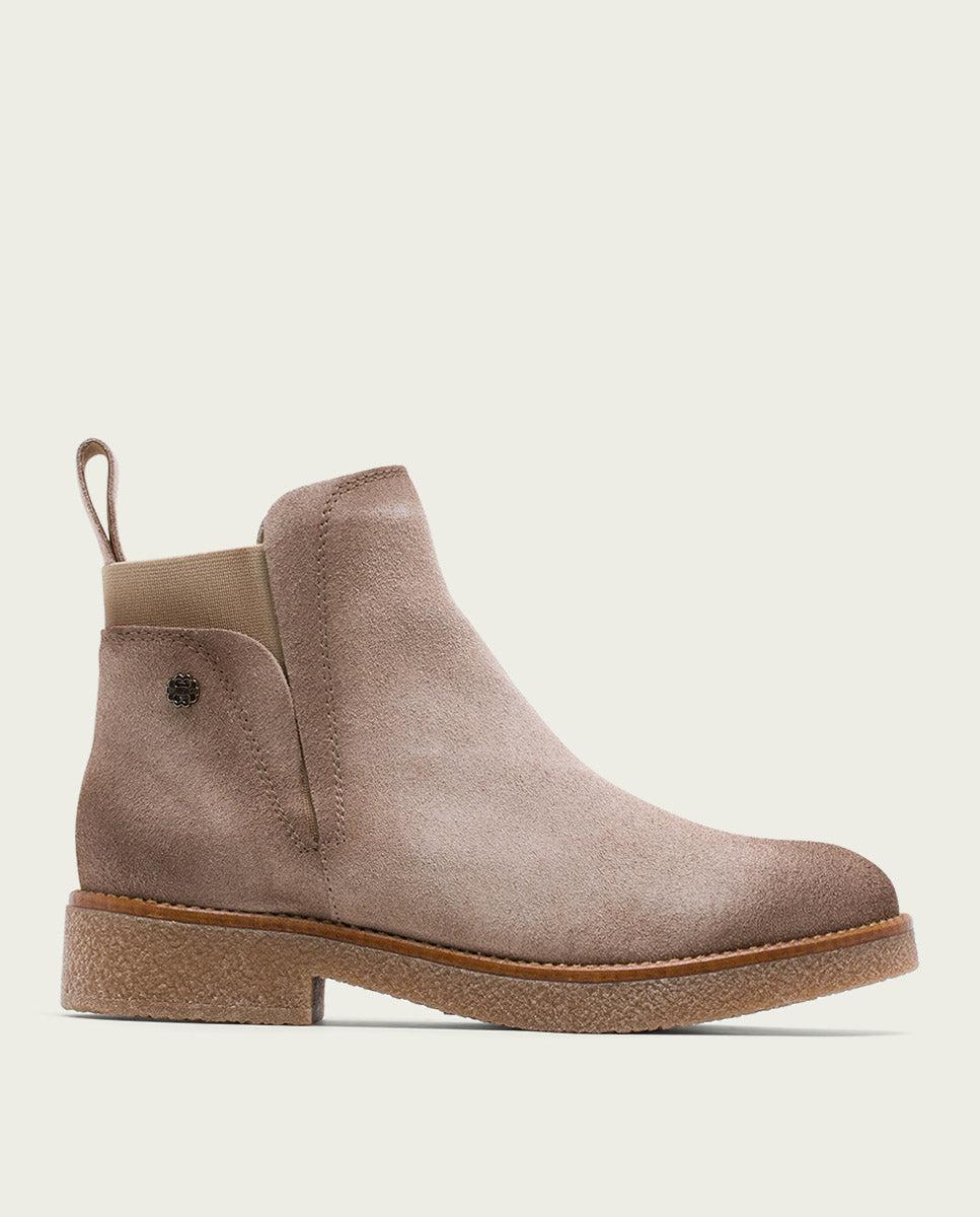 porronet BOTINES DE PIEL ARENA CON ELÁSTICOS DALIA Precio ultrabajo