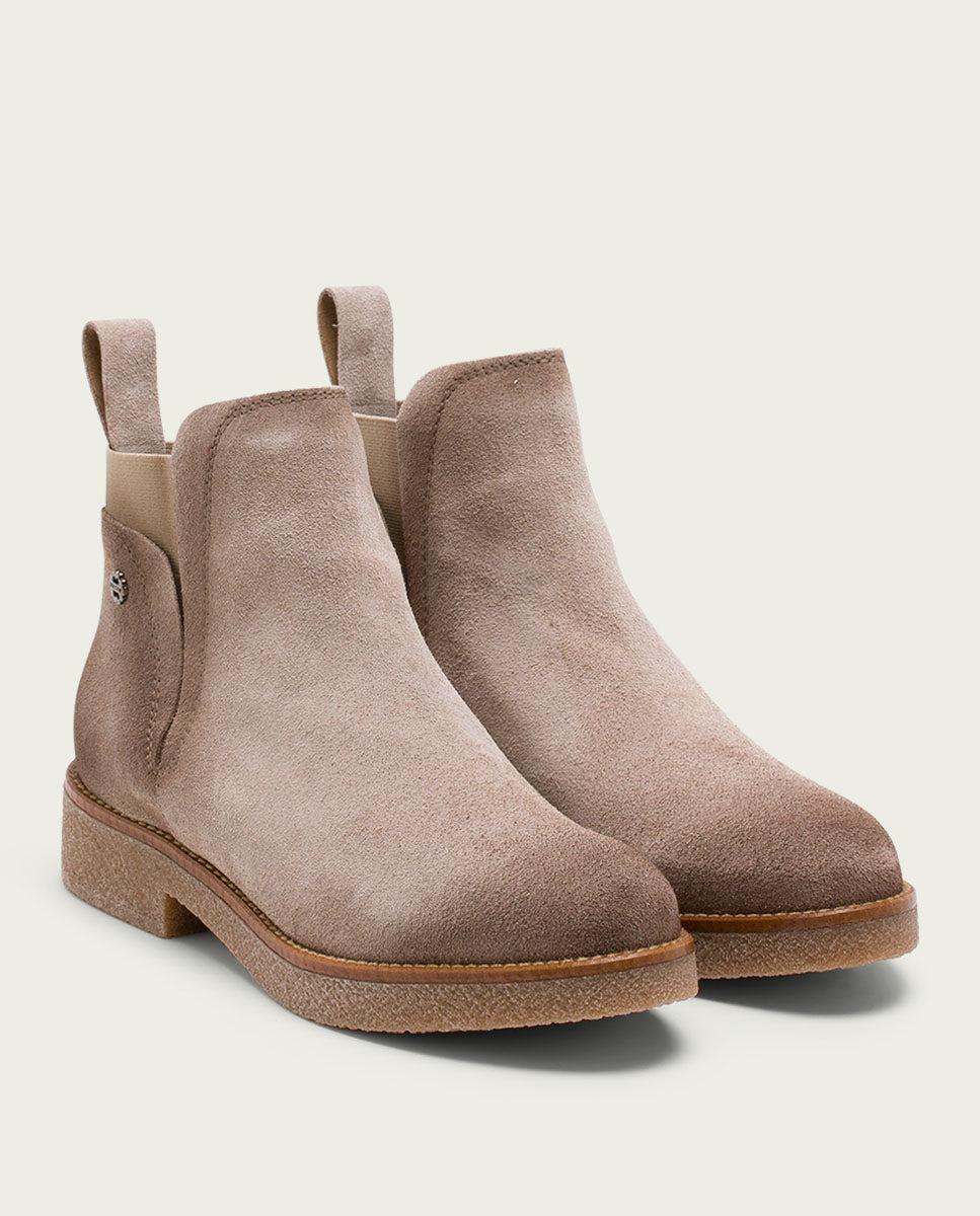 porronet BOTINES DE PIEL ARENA CON ELÁSTICOS DALIA Precio ultrabajo