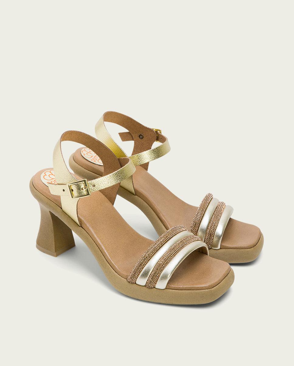 porronet SANDALIA TACON ALTO PLATINO LUNA Oferta exclusiva