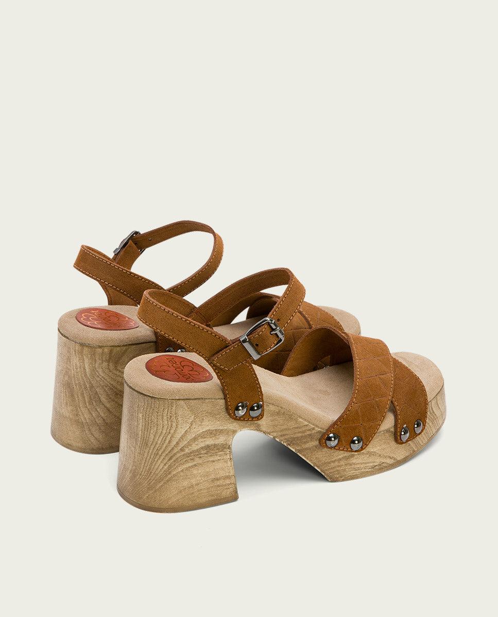 porronet SANDALIA TACON MEDIO PIEL CUERO MABEL Ofertas de temporada