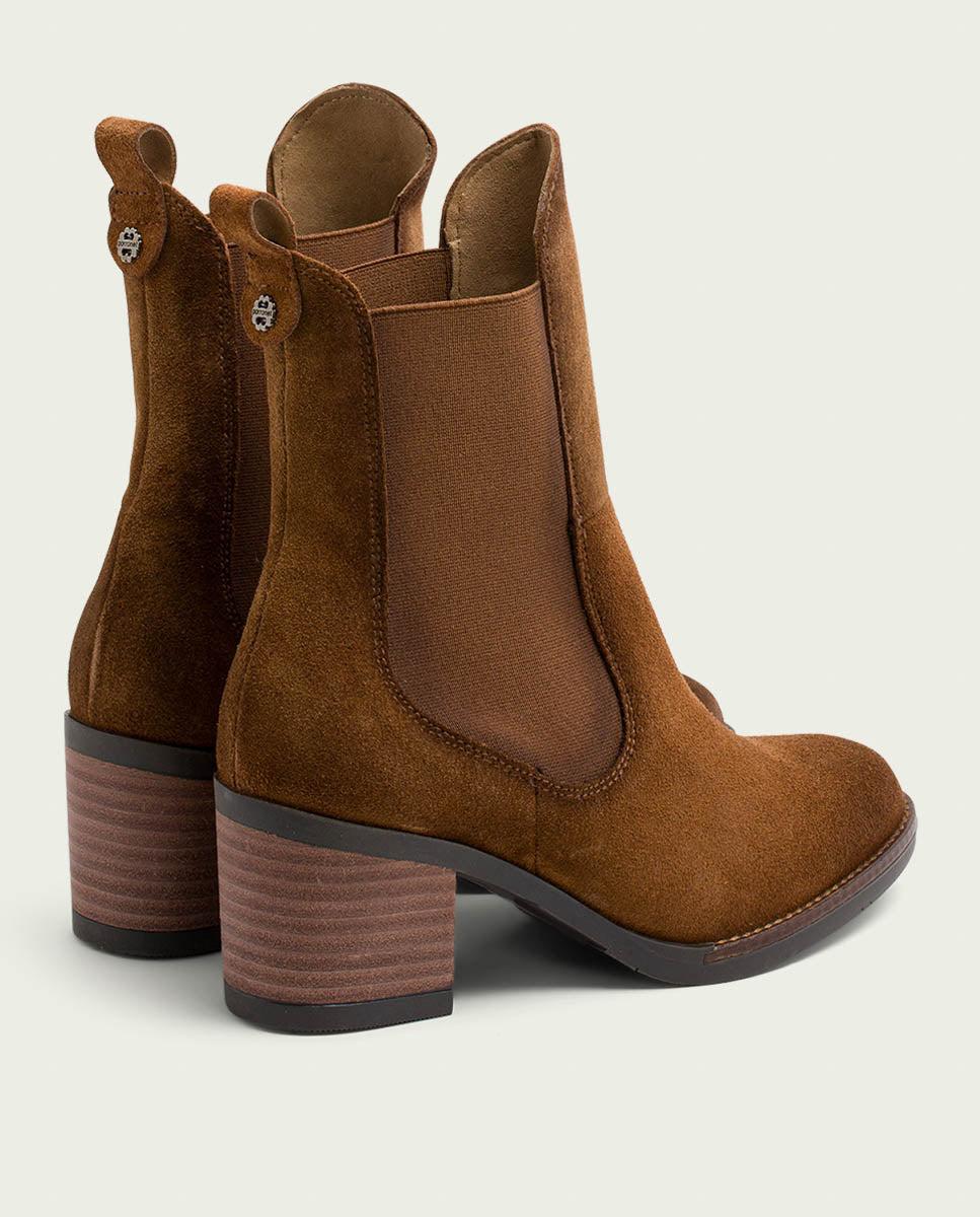 porronet BOTINES DE PIEL CUERO CON ELÁSTICOS JANA Rebajas de fábrica