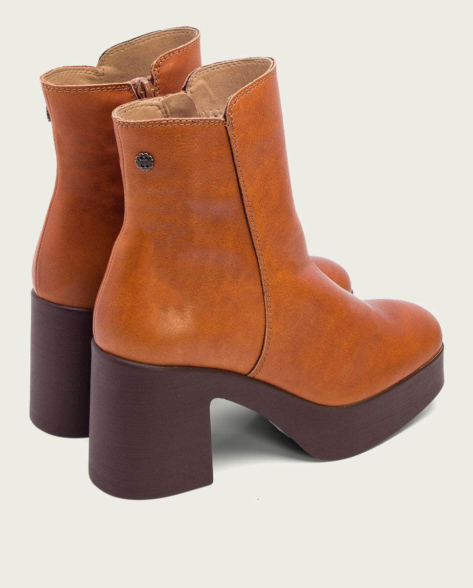 porronet BOTINES DE TACÓN CUERO CON CREMALLERA LIA Oferta especial