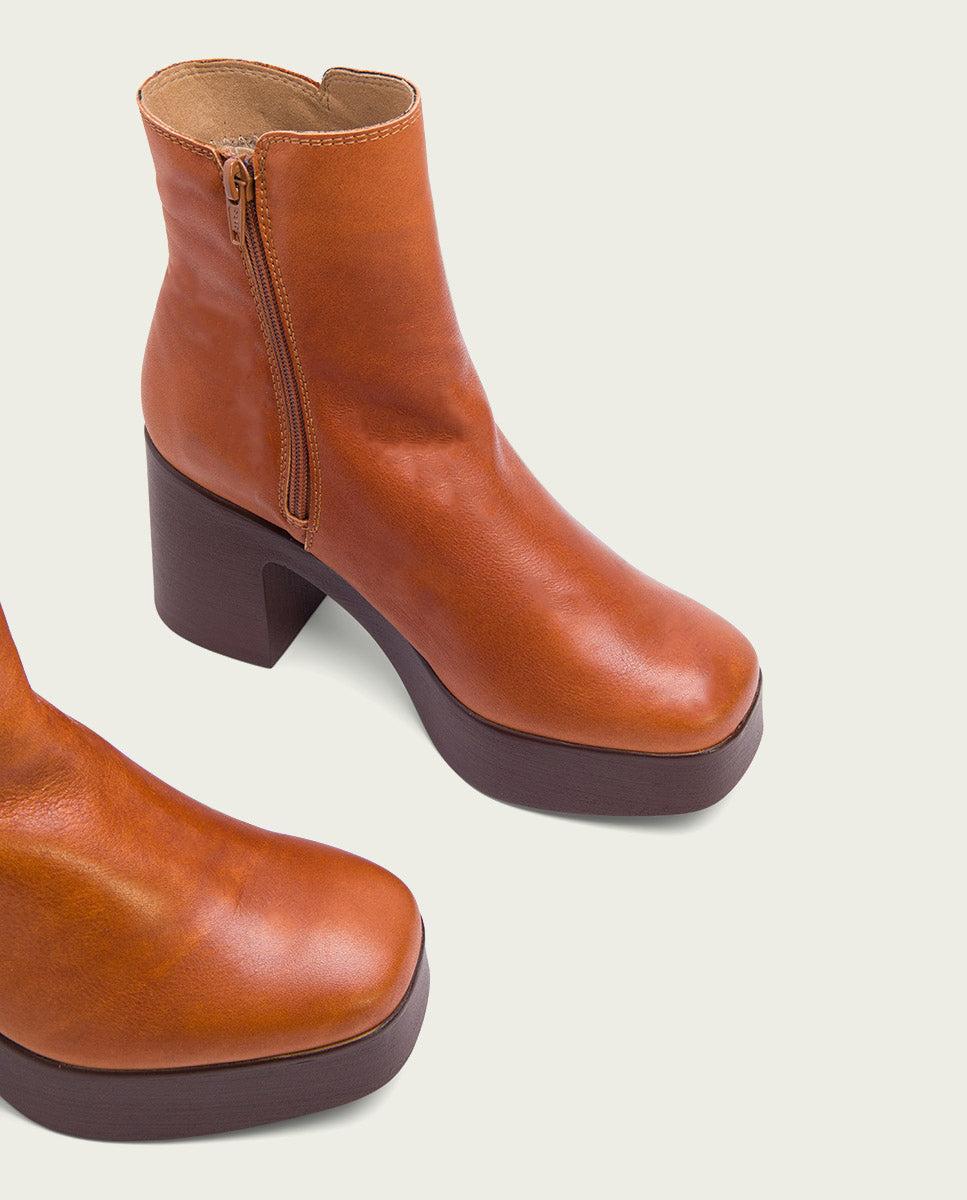 porronet BOTINES DE TACÓN CUERO CON CREMALLERA LIA Oferta especial