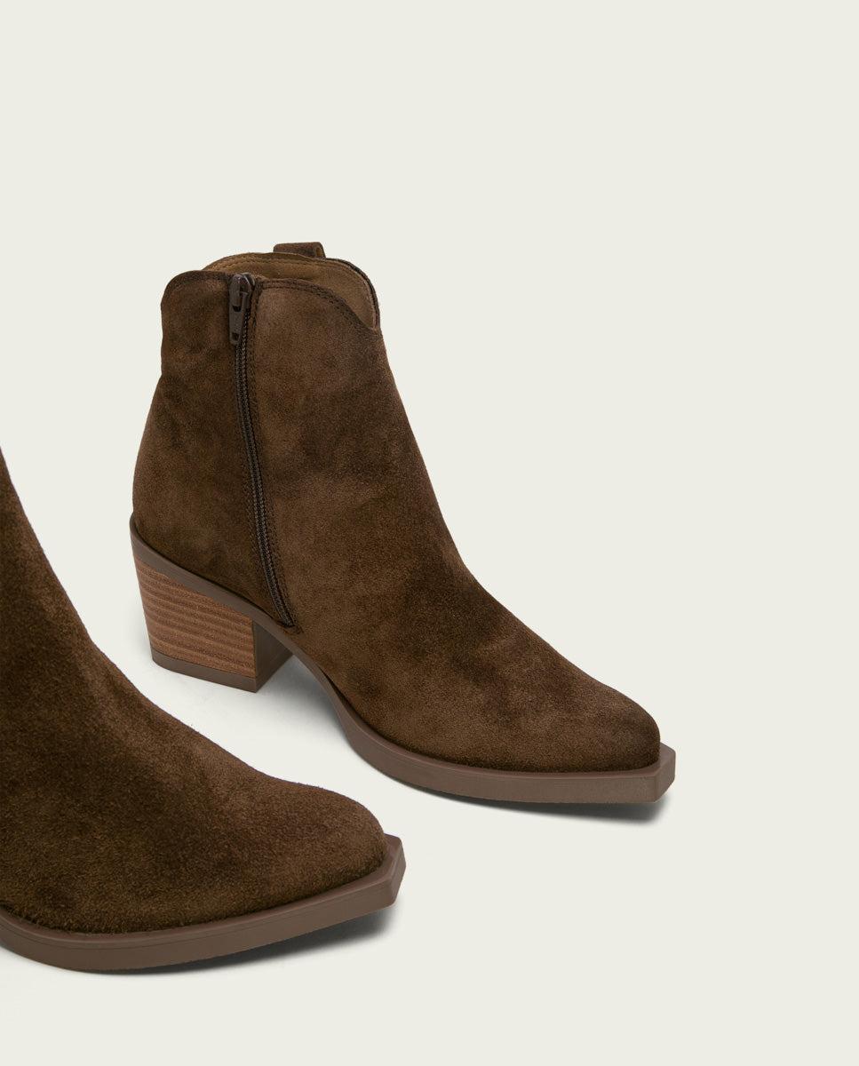 porronet BOTINES COWBOY MOKA CON CREMALLERA JARA Superdescuento