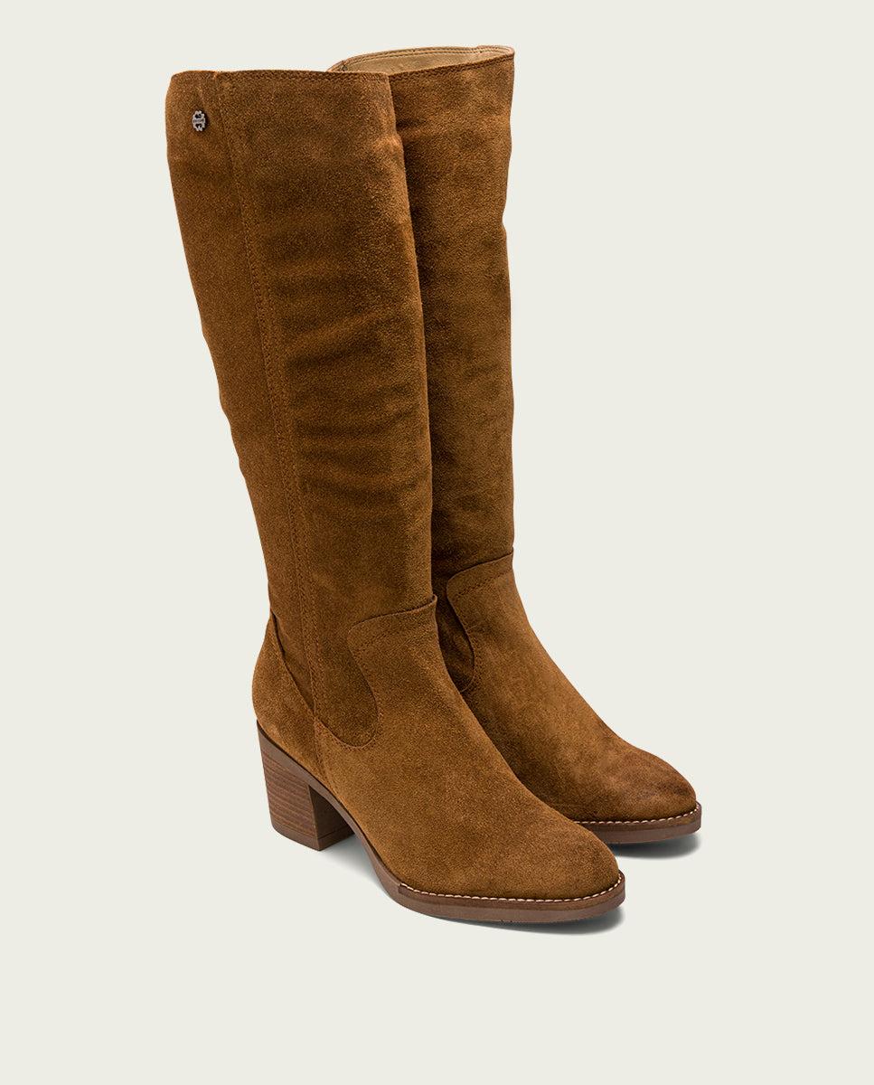 porronet BOTAS DE TACÓN CUERO CON CREMALLERA NORA Rebajas