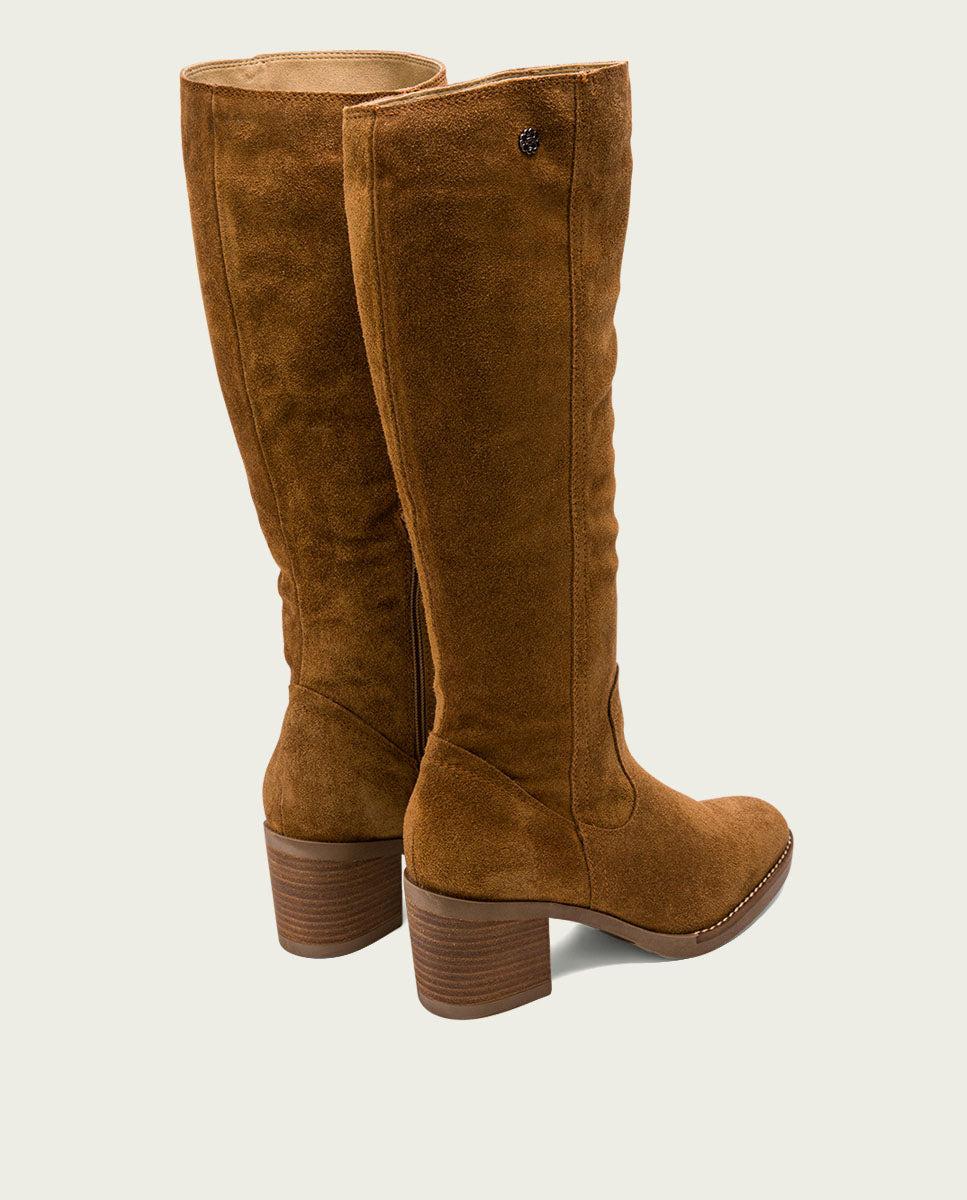 porronet BOTAS DE TACÓN CUERO CON CREMALLERA NORA Rebajas