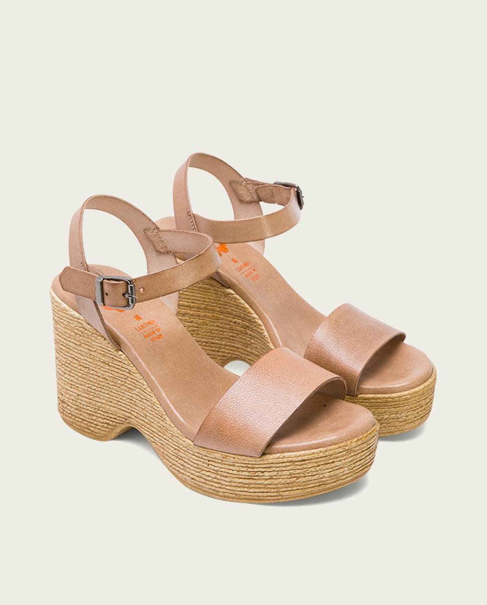 porronet SANDALIA TACON ALTO TAUPE MICHELE Venta caliente