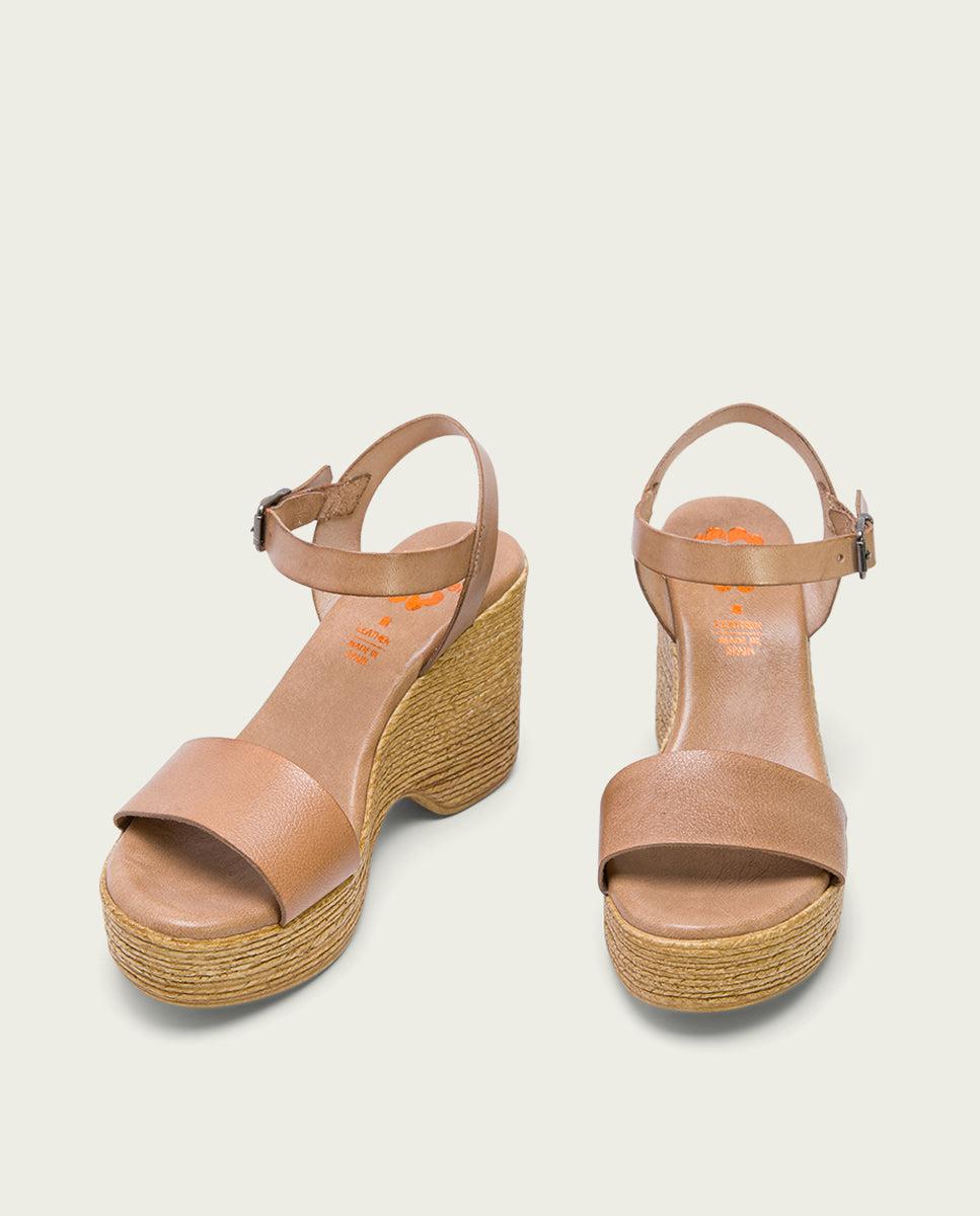 porronet SANDALIA TACON ALTO TAUPE MICHELE Venta caliente