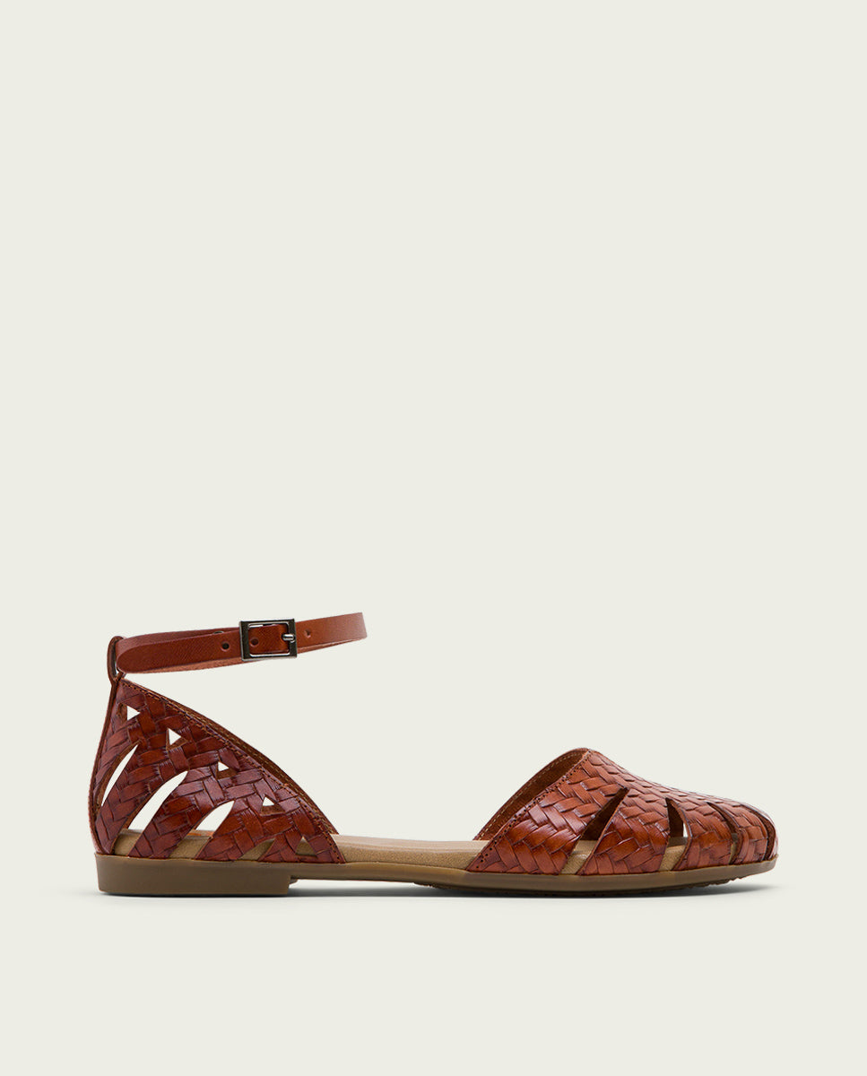 porronet SANDALIA PLANA PIEL CUERO BECCA Gran oferta