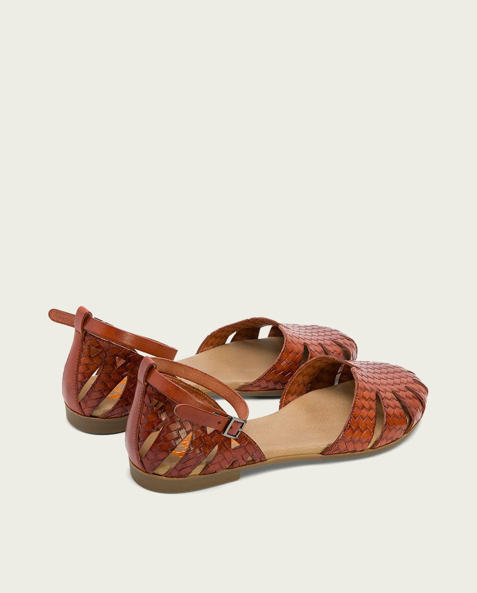 porronet SANDALIA PLANA PIEL CUERO BECCA Gran oferta