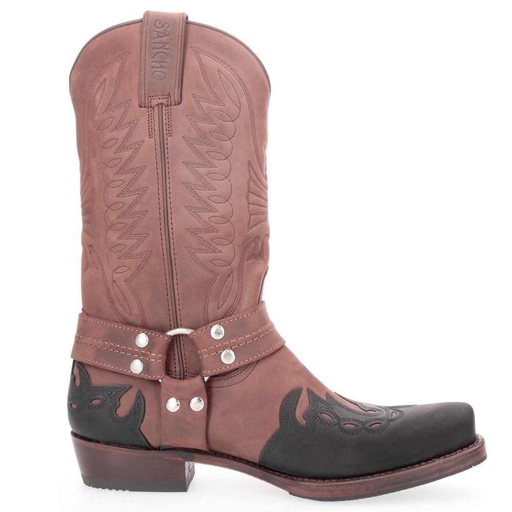 sancho boots STK-1013 | Marrón y negro Oferta exclusiva