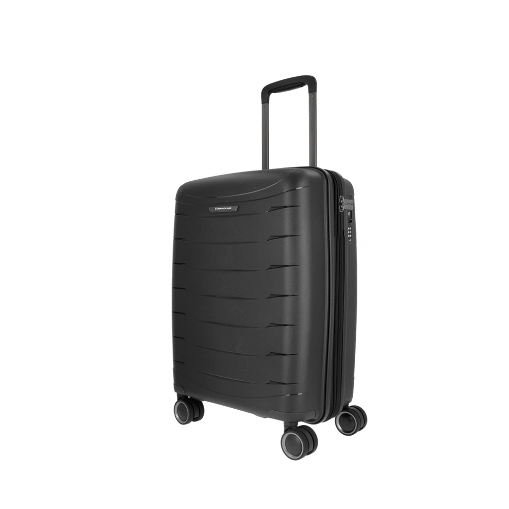 saxoline Maleta de cabina Moonstone Impact Pro negra Liquidación