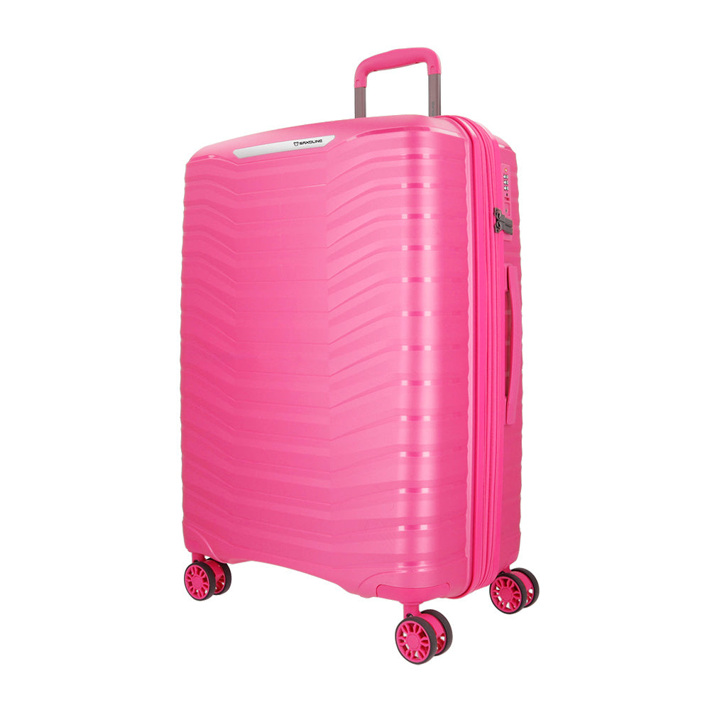 saxoline Maleta grande Titanium Impact Pro rosada Descuento por venta flash