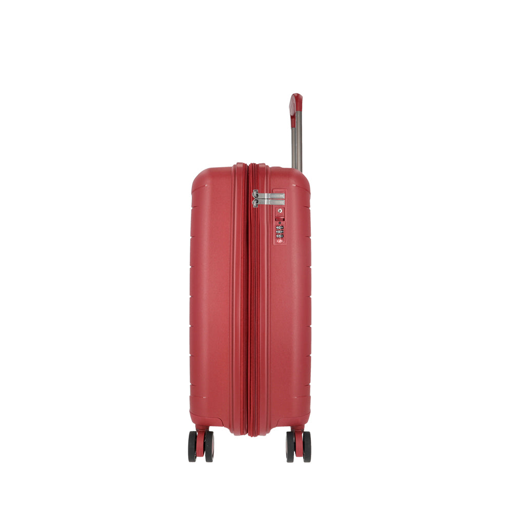 saxoline Maleta de cabina Moonstone Impact Pro roja Devoluciones gratuitas